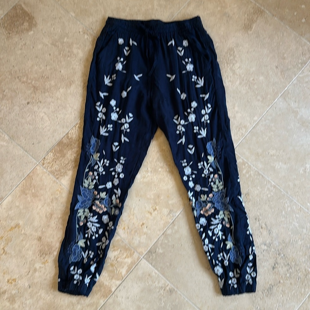 Johnny was embroidered joggers